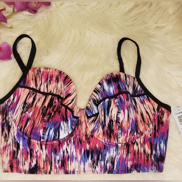 Torrid Bikini Swim Set 3X Mirage Lattice Mesh - Picture 12 of 14